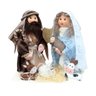 Presépio Sagrada Família Base de Chão e Mesa Artesanal 42cm - 1