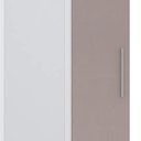 Ver imagem 4 de Guarda Roupa Canto Reto 90cm com 1 Porta Taiga Branco/cinnamon L01 - Mpozenato