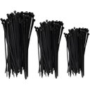 Ver imagem 1 de Abraçadeira Nylon Preta Enforca Gato 100 Un 2,5 X 200mm + 100 Un 3,6 X 200mm + 100 Un 4,8 X 300mm