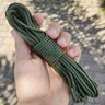 Corda Sobrevivência 39Kg Paracord 425 Libras Verde Oliva Natureza Aventura 10 Metros Resistente 3mm - 2