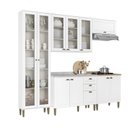 Ver imagem 1 de Cozinha Completa Modulada 5 Peças 100% MDF Classy Yescasa Branco