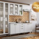 Ver imagem 4 de Cozinha Completa Modulada 5 Peças 100% MDF Classy Yescasa Branco