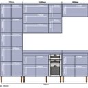 Ver imagem 2 de Cozinha Completa Modulada 5 Peças 100% MDF Classy Yescasa Branco