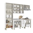 Ver imagem 3 de Cozinha Completa Modulada 5 Peças 100% MDF Classy Yescasa Branco