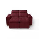 Ver imagem 4 de Sofá Luxemburgo 2 Lugares Retrátil Reclinável 1,50m Yescasa