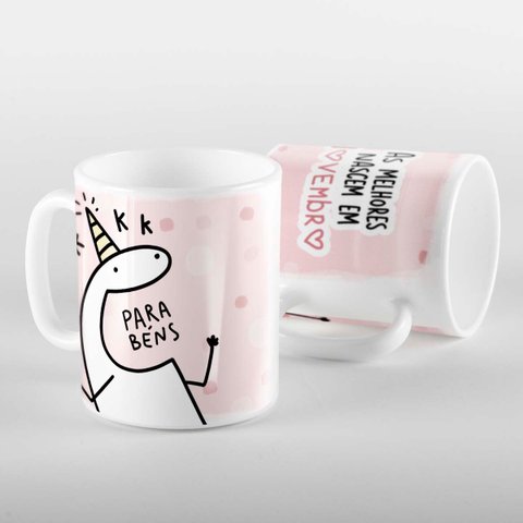Caneca Flork As Melhores Nascem em Novembro