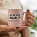 Ver imagem 3 de Caneca Flork As Melhores Nascem em Novembro