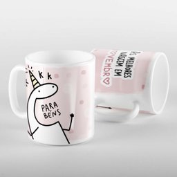 Caneca flork as melhores nascem em novembro - 1