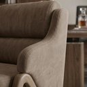 Ver mais imagens de Poltrona Decorativa Madri Pes Madeira Courino Tcs 729 Moll