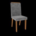Ver imagem 6 de Conjunto de Sala de Jantar 4 Cadeiras Roma Cinza/Freijo Off White/Tec Titanio