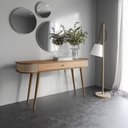 Ver imagem 1 de Aparador Curvo Tela Sintética 140 Cm C/1 Gaveta -freijó