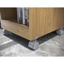 Ver imagem 4 de Escrivaninha com 1 Gaveta Cinamomo/Off White Giga Valde Moveis