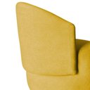 Ver imagem 4 de Kit 2 Poltronas Decorativa Beatriz Orgânica Couro Amarelo