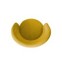 Ver imagem 5 de Kit 2 Poltronas Decorativa Beatriz Orgânica Couro Amarelo