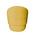 Ver imagem 3 de Kit 2 Poltronas Decorativa Beatriz Orgânica Couro Amarelo