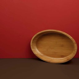 Gamela Oval Bamboo 33cm x 23cm - 6