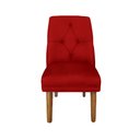 Ver imagem 1 de Cadeira de Jantar Helena Suede Vermelho - Dominic Decor