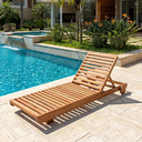 Ver imagem 2 de Espreguiçadeira 429 Roma Madeira Maciça