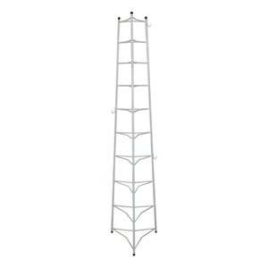 Tripé Porta Panelas Estrela Branco 10 Compartimentos 188cm