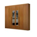 Ver imagem 3 de Guarda Roupa São Carlos Ripado com Espelho Cinamomo - Leifer