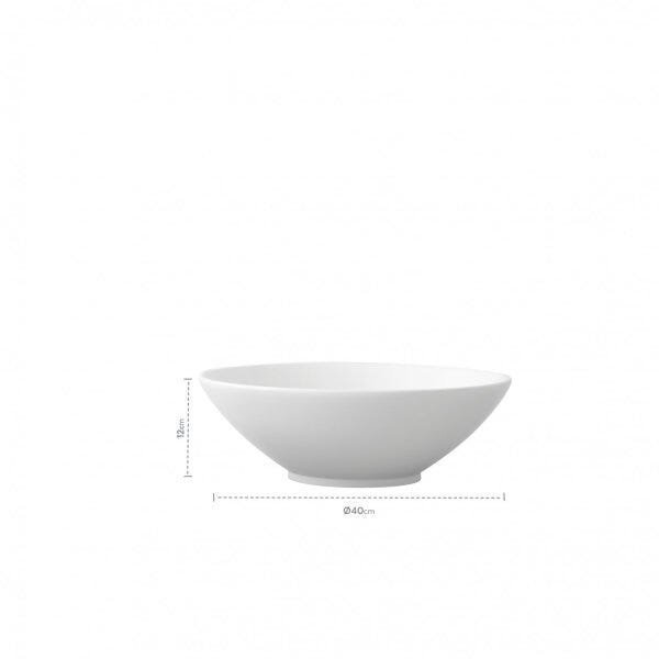 Cuba de Louça para Apoio 40cm x 12cm Esmaltada Bumi - 3