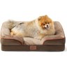 Bedsure Cama Ortopédica para Cães Pequenos P Marrom - 1