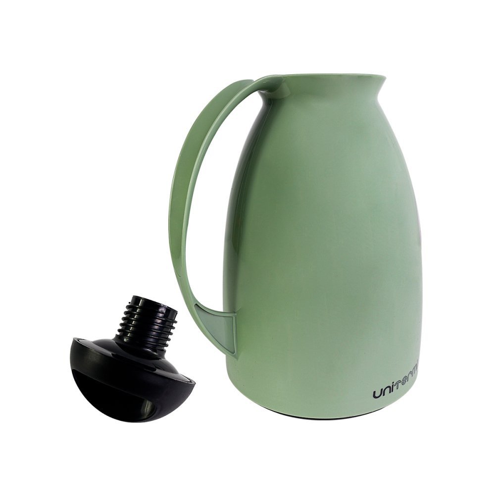 Kit Garrafa Termica Café Prático com Açucareiro com Colher e Suporte para Filtro - Verde - 4