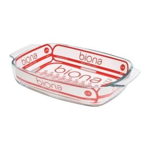 Assadeira 3,7l Funda de Vidro Borosilicato - Retangular - C/