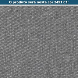 Cabeceira Casal Mh-6014 Herval para Colchão 193 Cm Estrutura Madeira Maciça Estofado Marrom C1 - 3