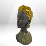 Decoracao Busto Africano 25cm - 4