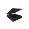 Cama Box Baú Bipartido King 1,93 X 2,03 Blindada Sued Preto Master Box Design - 1