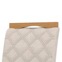 Ver imagem 5 de Mesa de Jantar 4 Lugares Carina Nature/off White/linho - Pnr Móveis