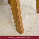 Ver imagem 6 de Mesa de Jantar 4 Lugares Carina Nature/off White/linho - Pnr Móveis