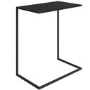 Ver imagem 1 de Mesa Lateral 67cm Estrutura Preta - Preta