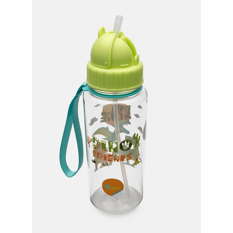 Garrafa Puket Tritan Dino Trio:verde/un