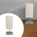 Ver imagem 2 de Abajur Luminaria de Mesa Quadrado e Interruptor Ref 49 Decoração Casa Sala Quarto Escritório Moveis
