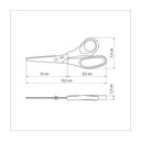 Ver imagem 4 de Kit 12 Tesoura Uso Geral 7"