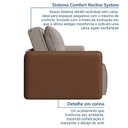 Ver imagem 7 de Sofá Cama Retrátil e Reclinável 3 Lugares 225cm Jequitibá CabeCasa MadeiraOriginals