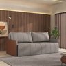 Sofá Cama Retrátil e Reclinável 3 Lugares 225cm Jequitibá CabeCasa MadeiraOriginals - 1