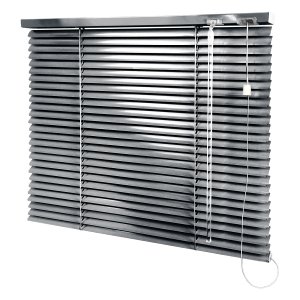 Persiana Horizontal Inox - 2,40m Larg X 1,20m Alt - Alumínio 25mm - Persianet