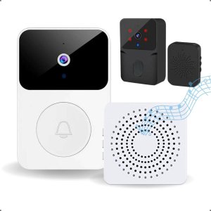 Campanhia Interfone Inteligente Camera e Audio Wi-fi Externa