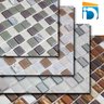 Pastilha de Vidro 30x30 com Pedras Naturais e Metais Cristal Fit - 1