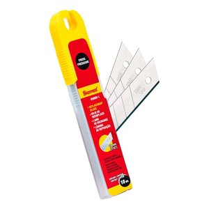 Kit 10 Lâminas Estilete Larga 18mm Estojo Plástico Starrett