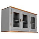 Ver imagem 3 de Aéreo de Cozinha Antique com Porta de Vidro Cinza