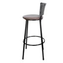 Ver imagem 2 de Banqueta Alta Ratan Hawai Preta  