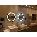 Ver mais imagens de Espelho jateado Redondo 60cm com LED frio TOUCH