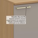 Ver imagem 5 de Balcão de Cozinha 1 Pt Tampo 40cm Duna Luciane Móveis Freijó/cinammon