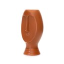Ver imagem 3 de Vaso Decorativo Rosto em Cerâmica Terracota 23,5x11cm - D’Rossi