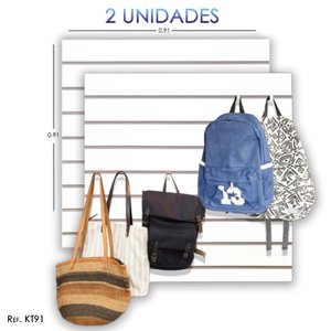 2 Paineis Canaletados - 0,91 X 0,91
