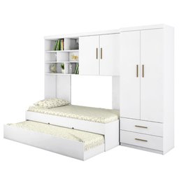 Kit para Quarto Completo Meninos Barcelona Branco - 2